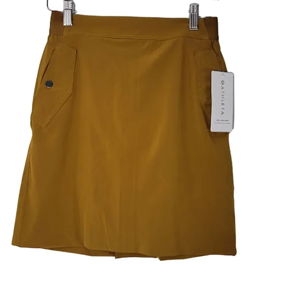 Athleta- Vienna Cargo Skort- NWT- Gold- Size 2 - Picture 4 of 10